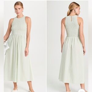 Madewell Light Green Midi Dress